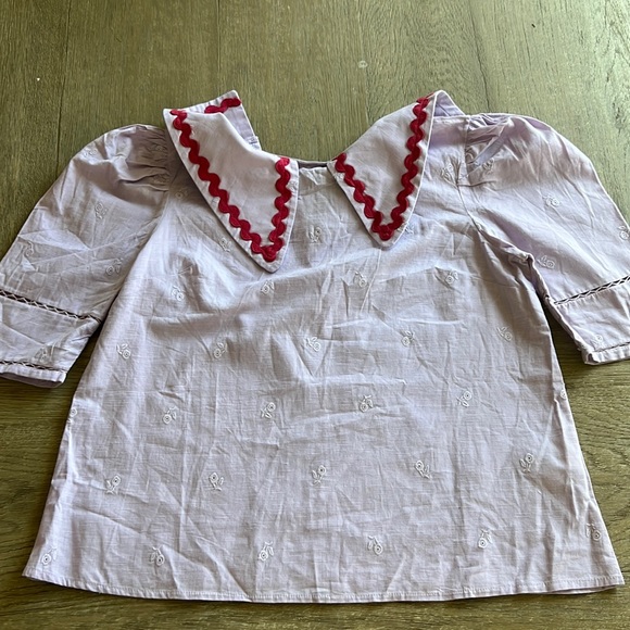 NWT Anthropologie forever that girl pink and lavender top size 4 - Picture 2 of 6